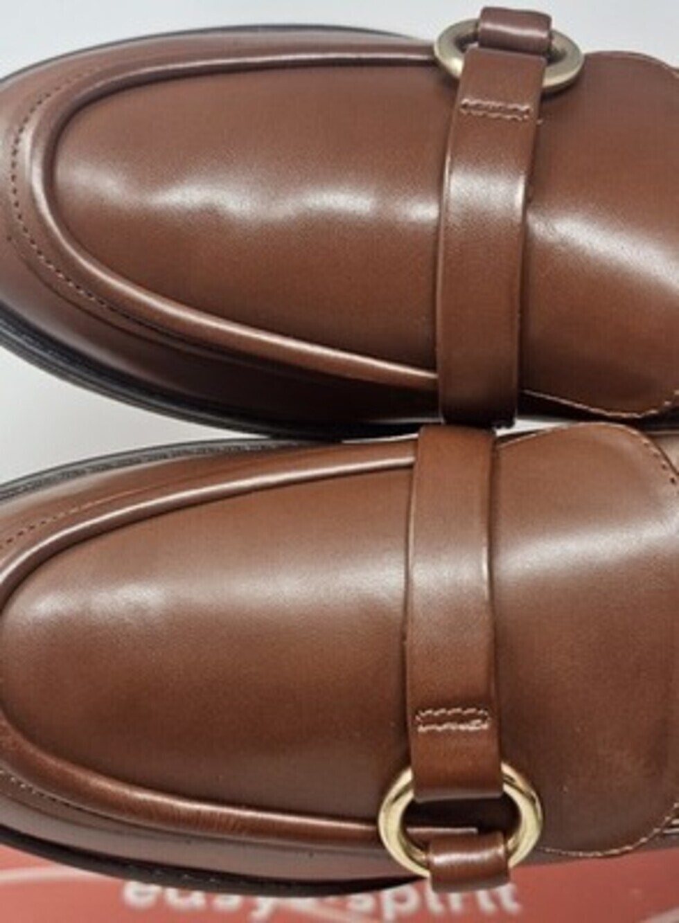 NIB Easy Spirit Jeane3 Women's Comfort Casual Loafers Brown Faux Leather Sz 10M - Picture 10 of 10